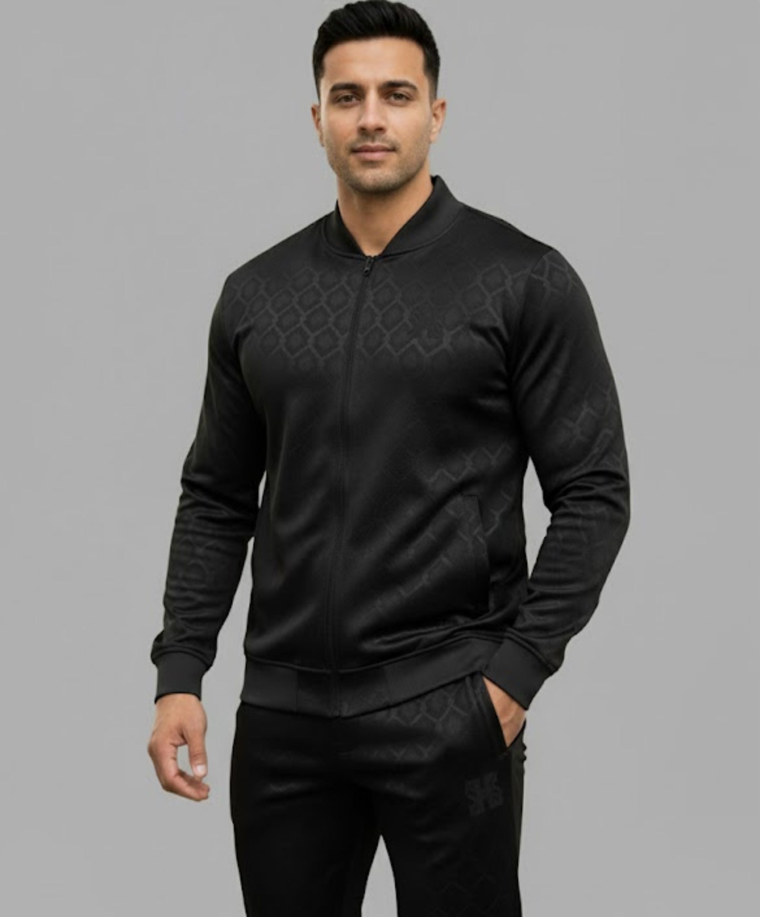 Honeycomb Fleece Jogging Suit