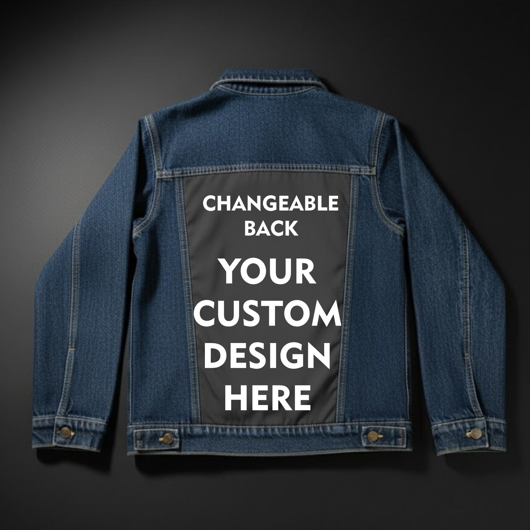 Changeable Back Denim Jacket