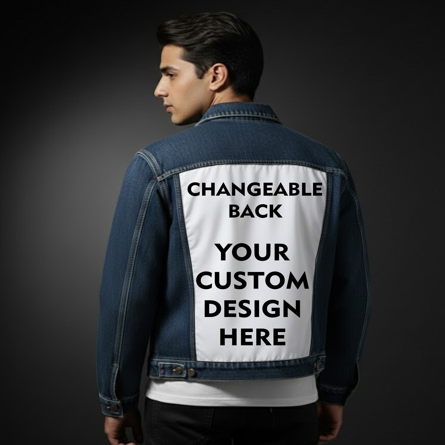 Changeable Back Denim Jacket