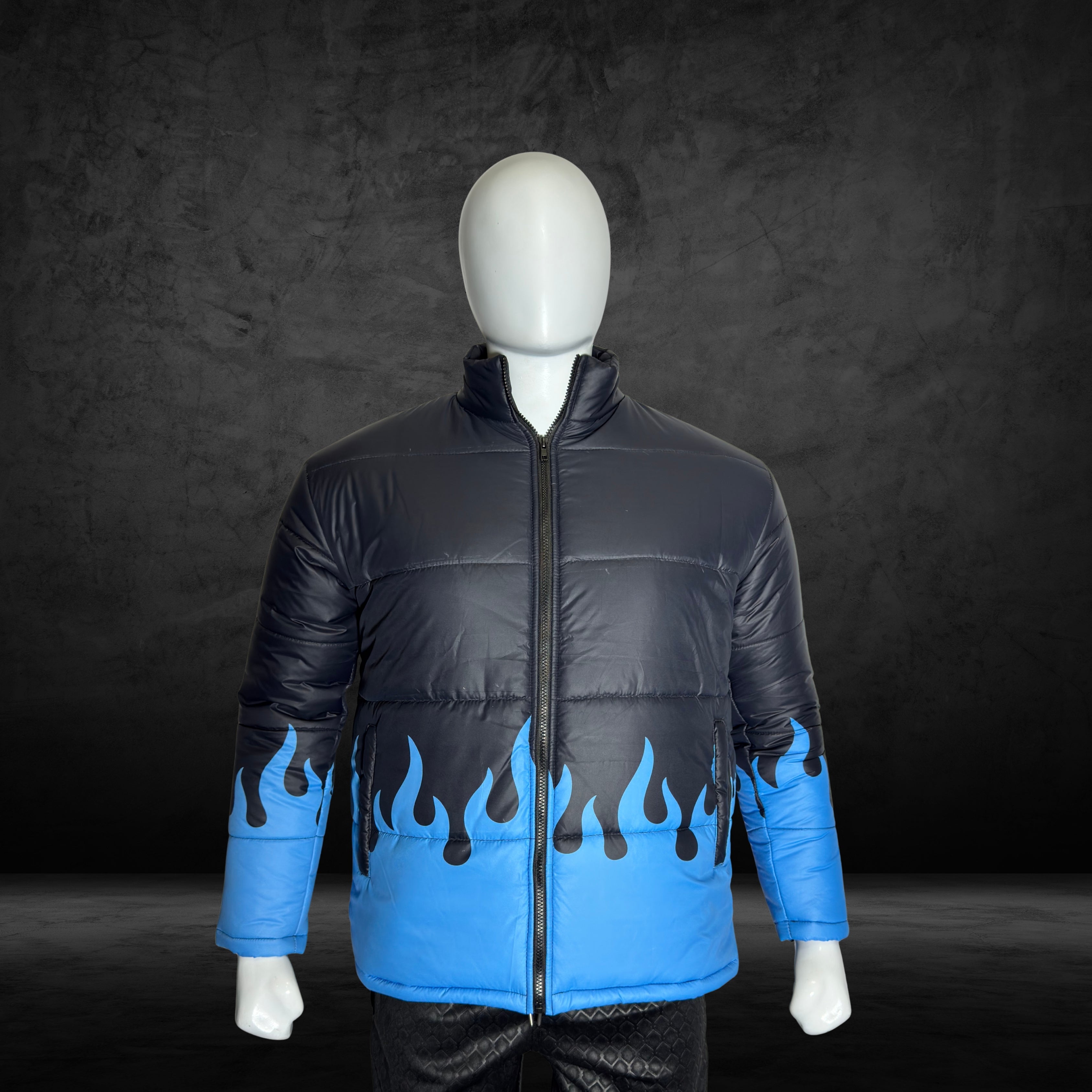 Flames Puffer Jacket