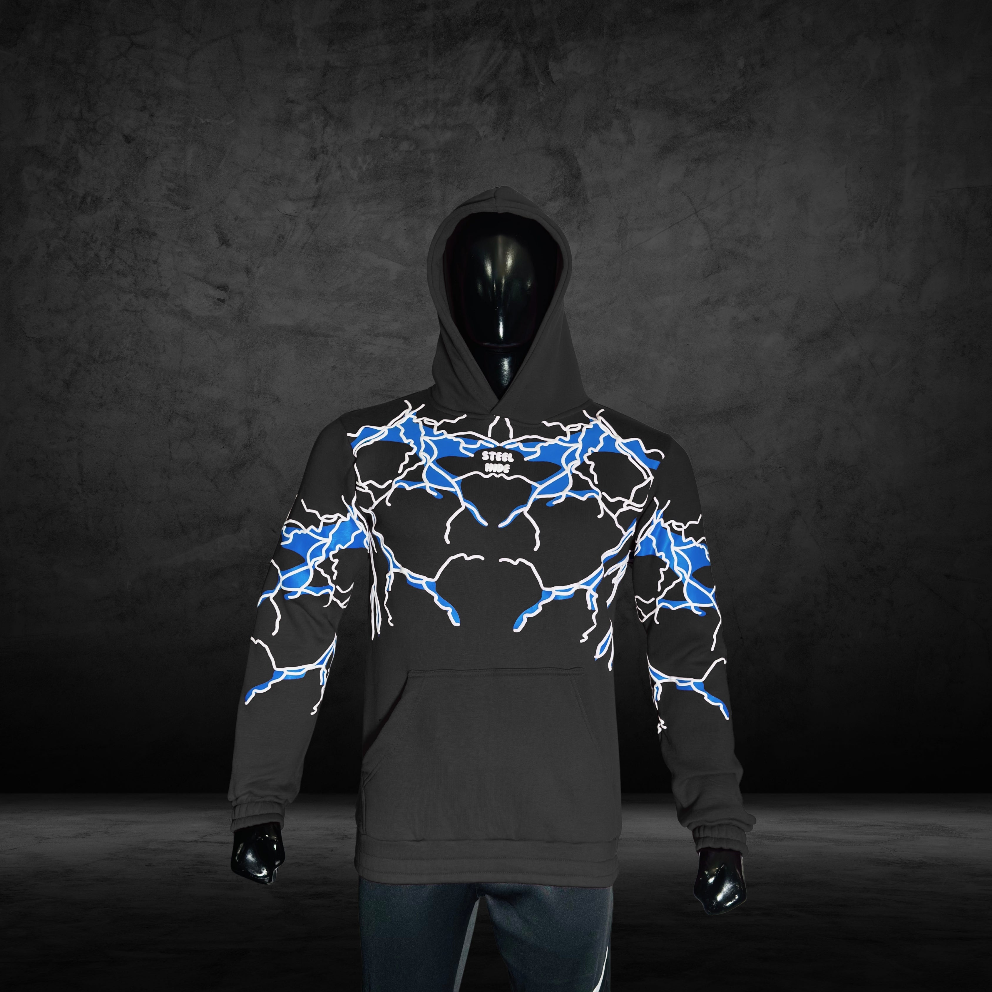 Puff Print Spider Hoodie