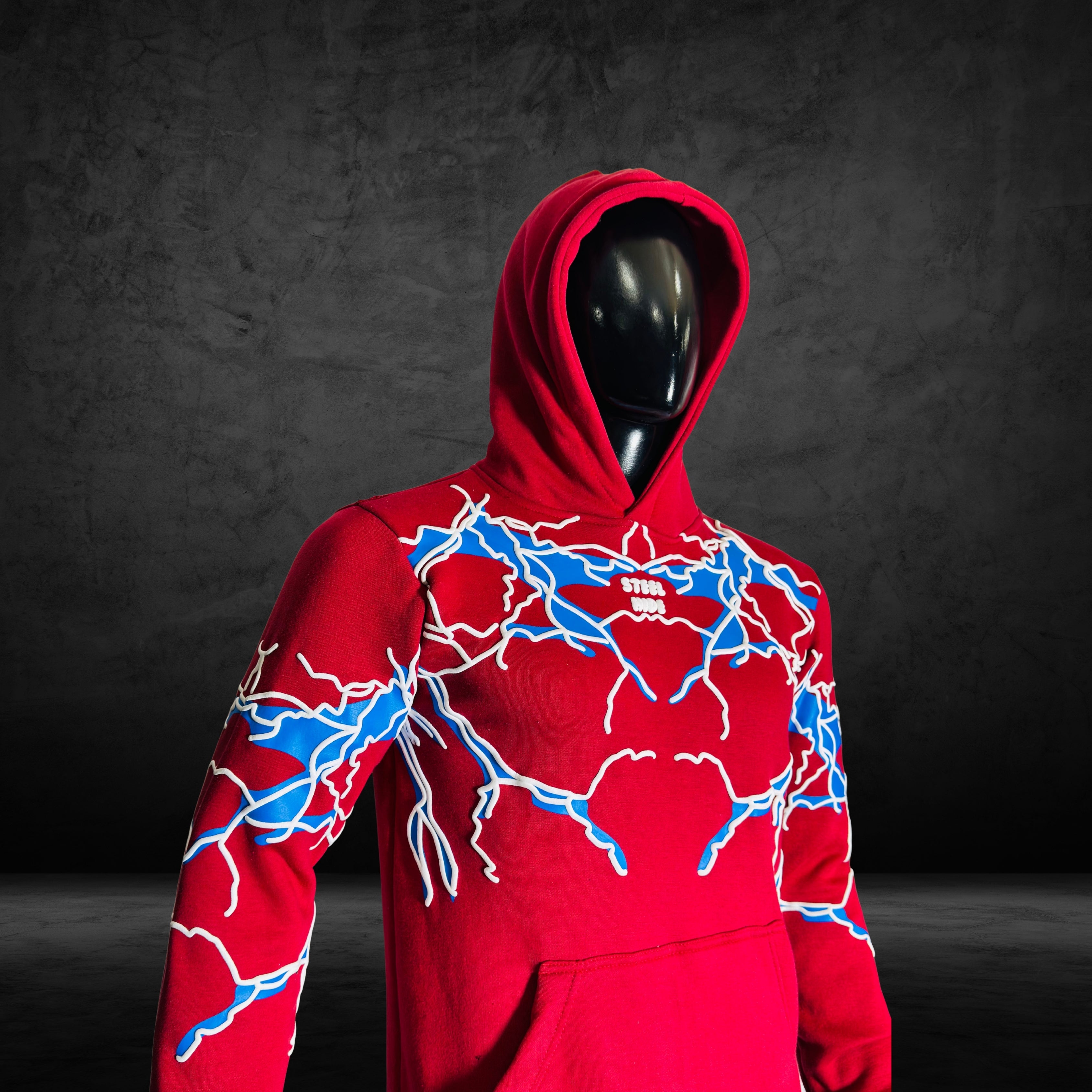 Puff Print Spider Hoodie