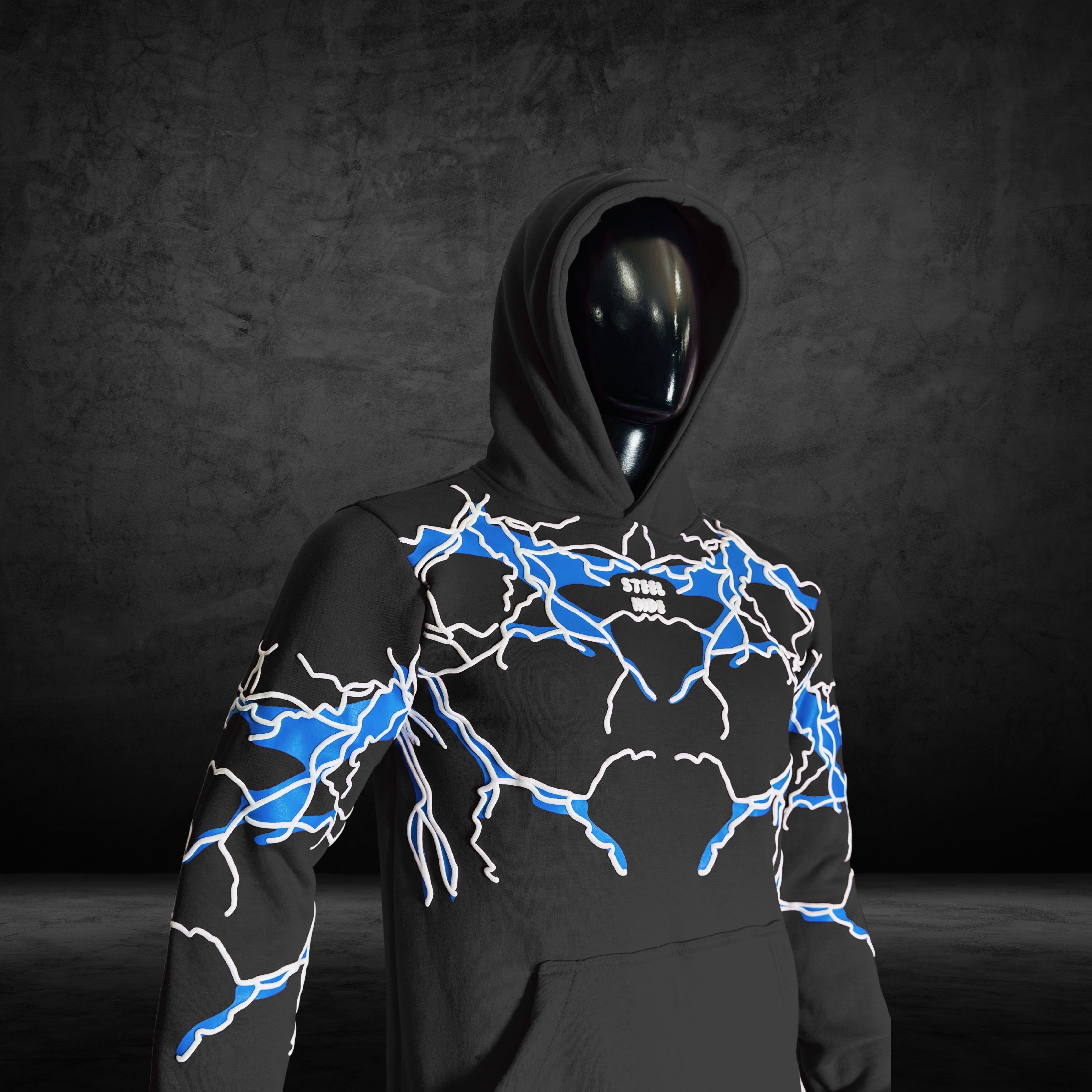 Puff Print Spider Hoodie