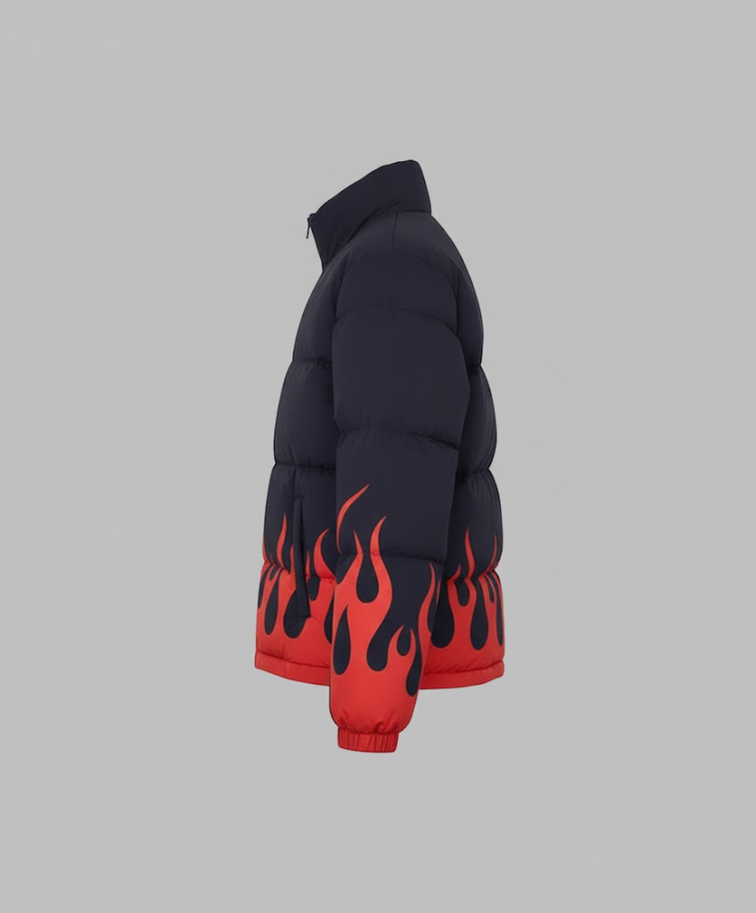 Flames Puffer Jacket