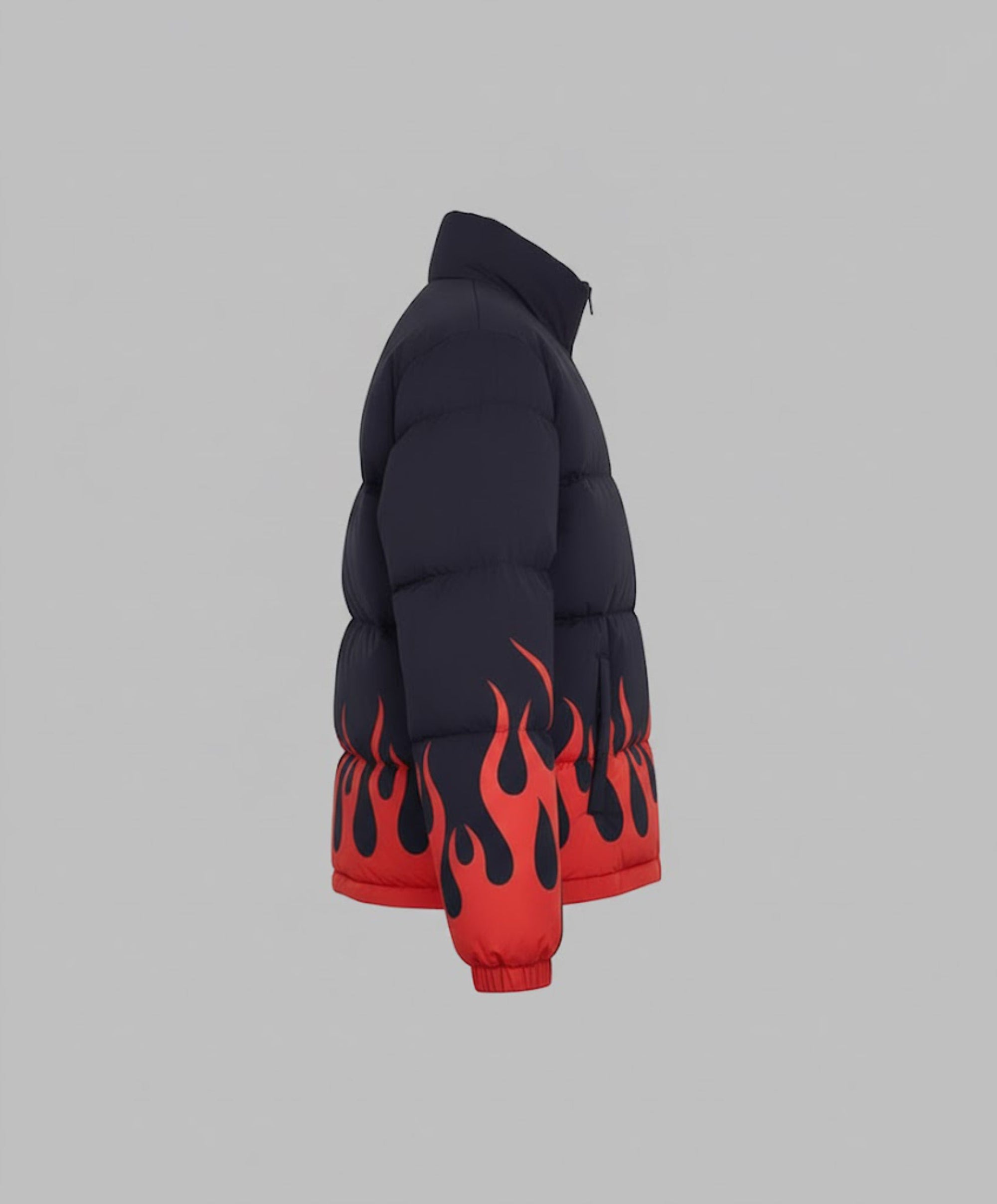 Flames Puffer Jacket