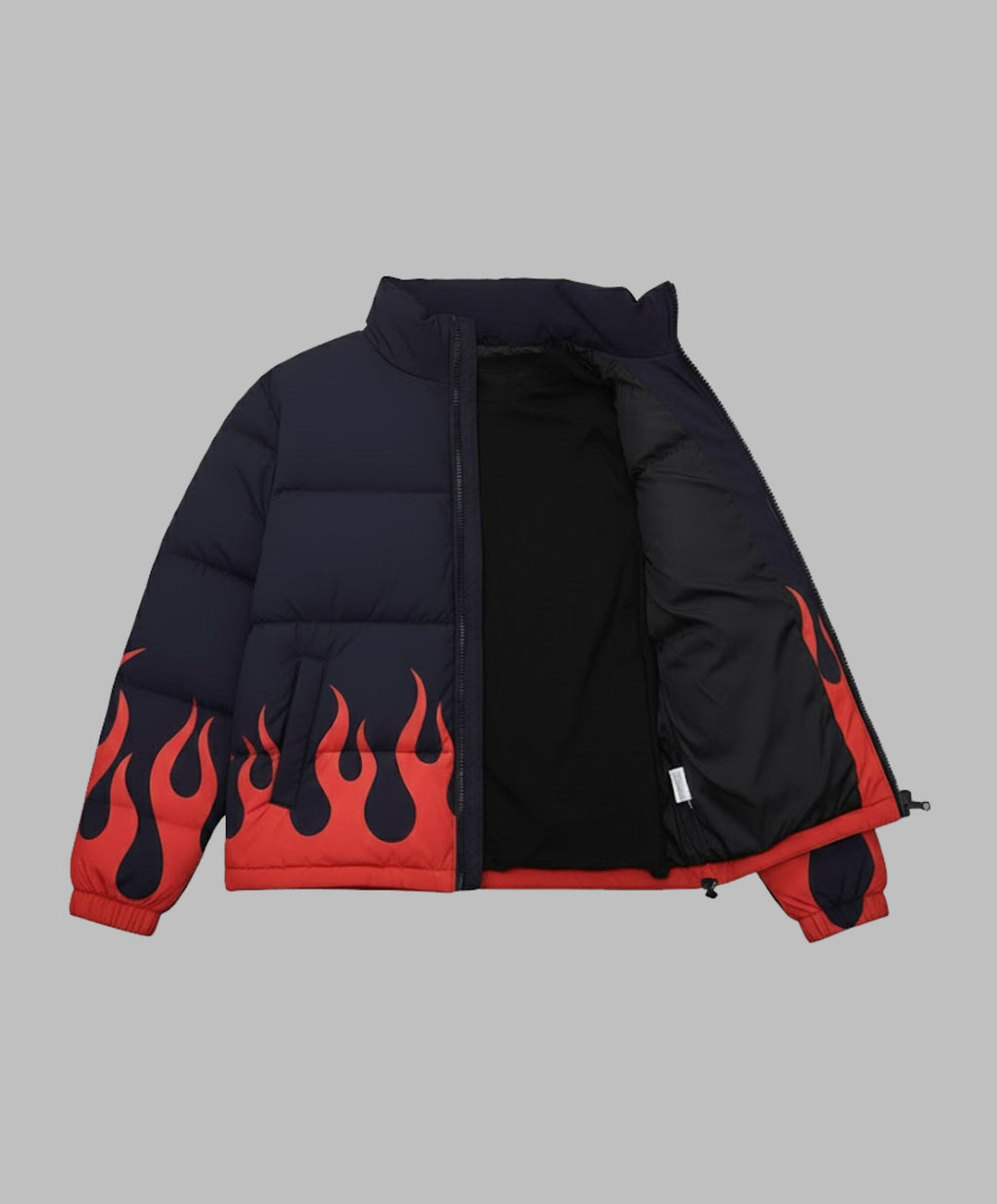Flames Puffer Jacket