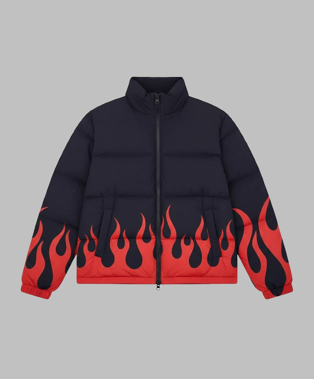 Flames Puffer Jacket
