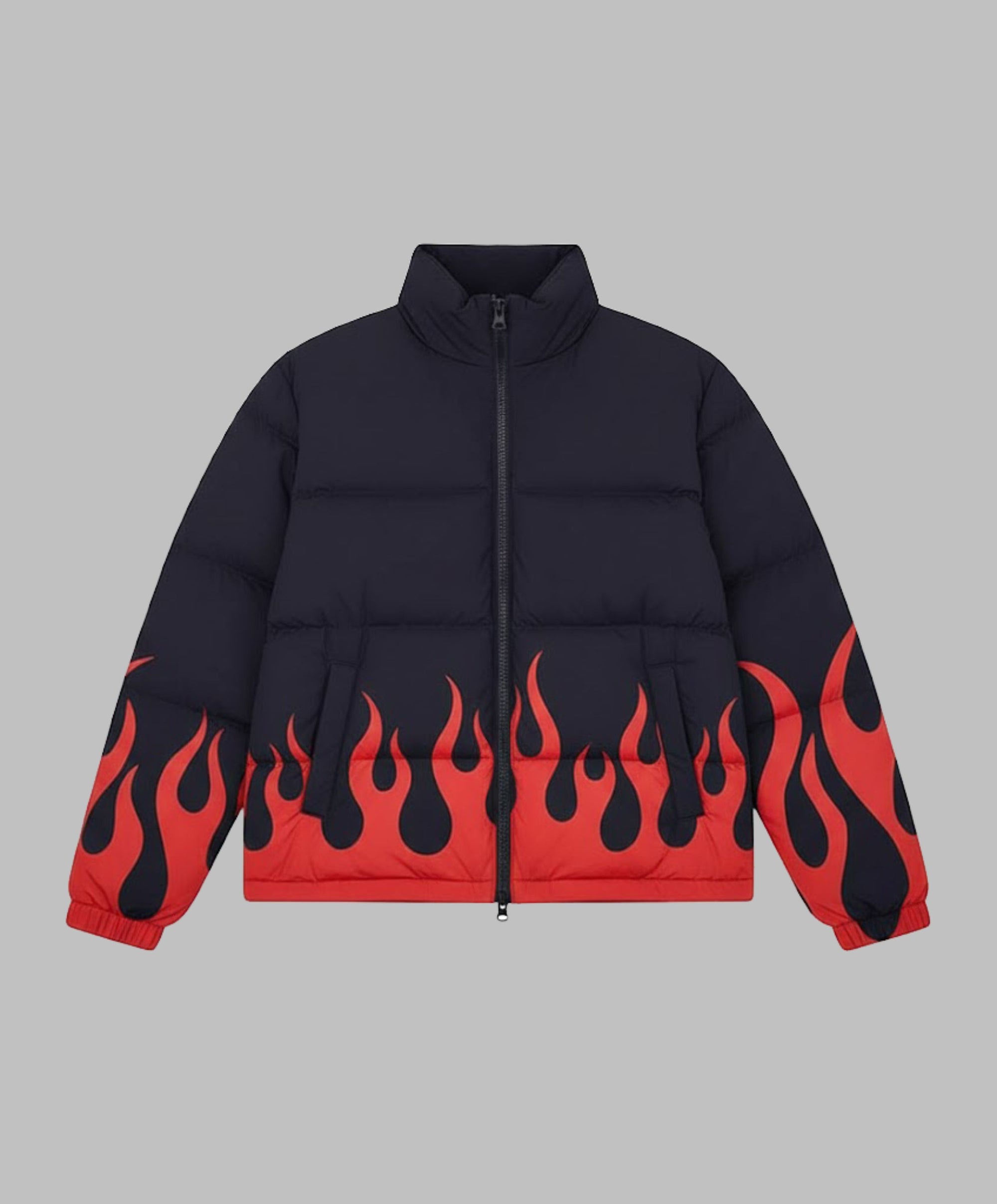 Flames Puffer Jacket